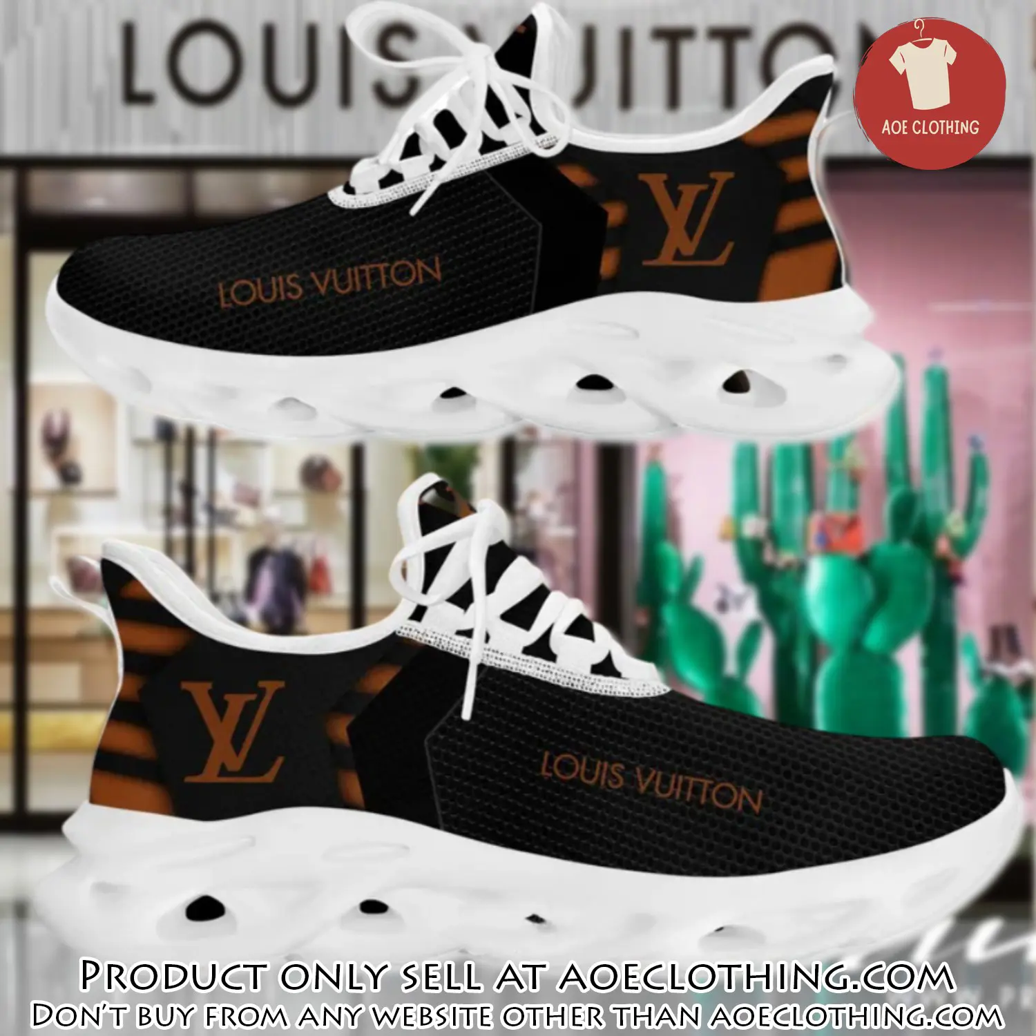 Louis vuitton orange logo white max soul shoes luxury brand gifts for men women aoe1504952